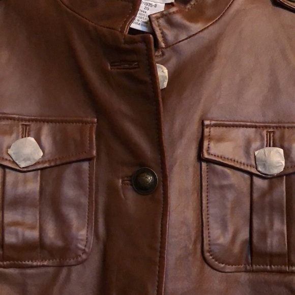 Jessica London Leather Jacket - Picture 2 of 6